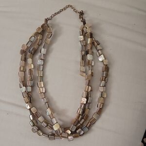 Elegant Multi-Strand Shell Necklace